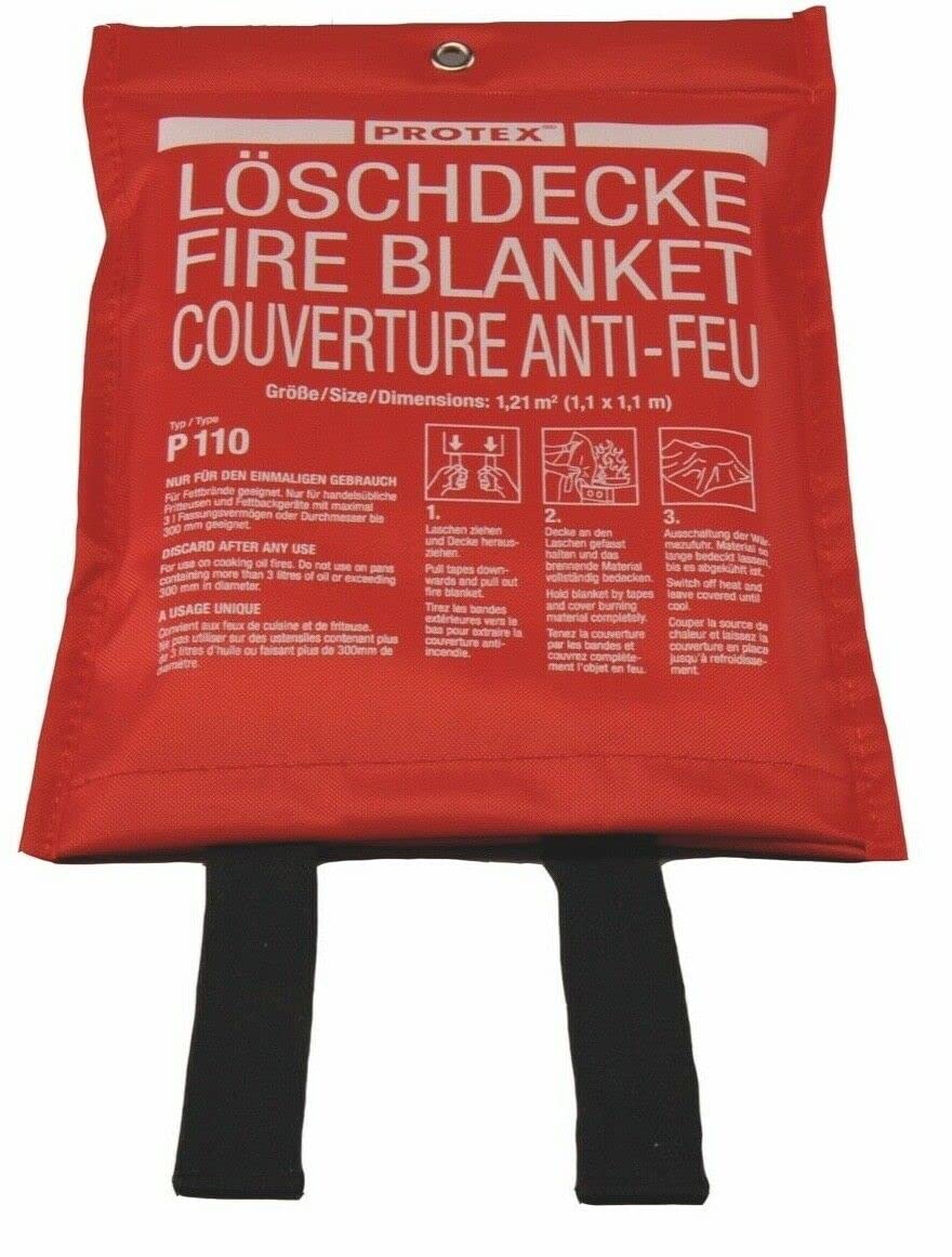 Couverture anti-incendie conforme DIN EN 1869 sac polyéthylène