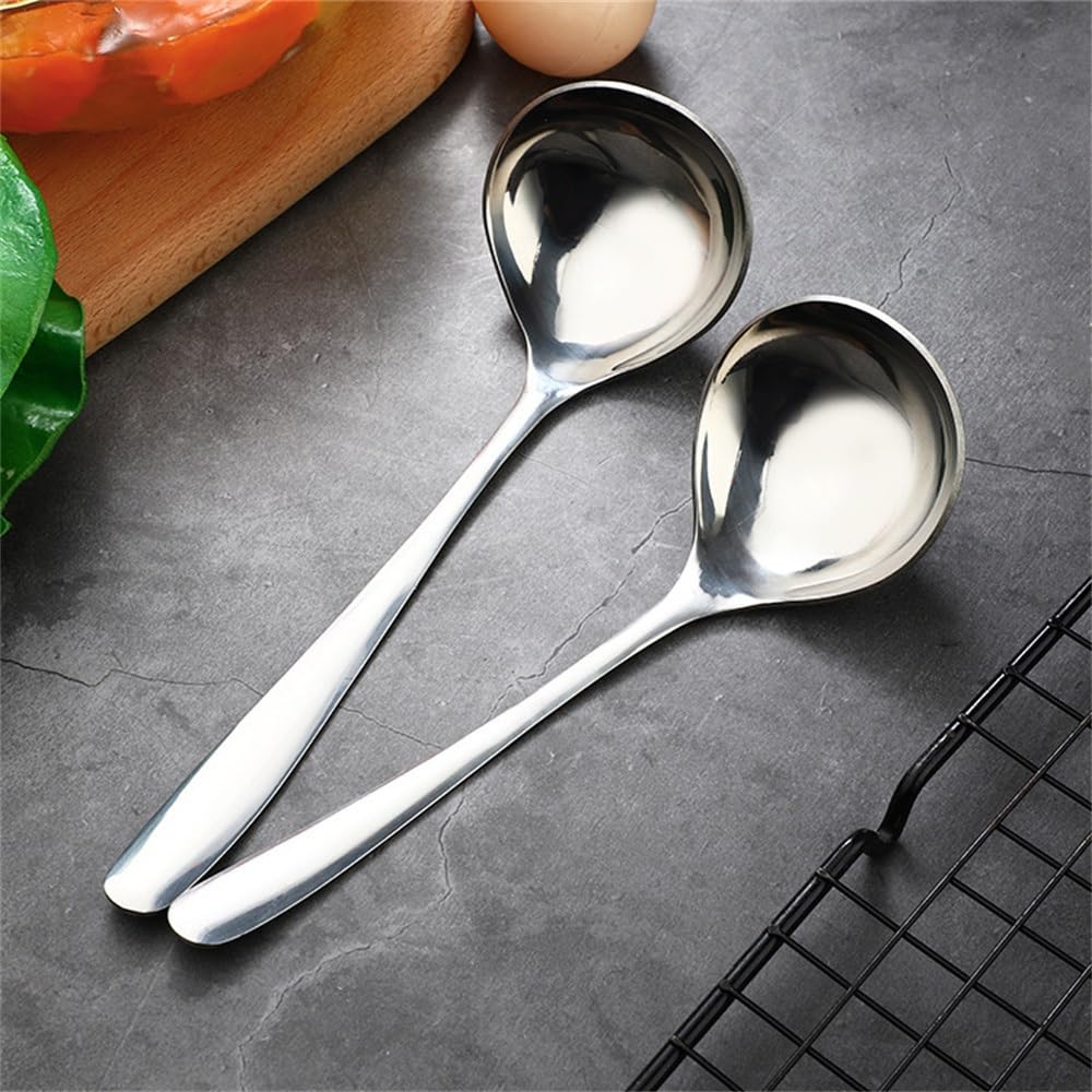 Cucchiaio da Cucina for mestolo da zuppa, mestolo for Salsa, mestolo da zuppa Mestolo for Salsa for Uso Domestico Mestolo da zuppa in Acciaio Inossidabile for casa, Cucina
