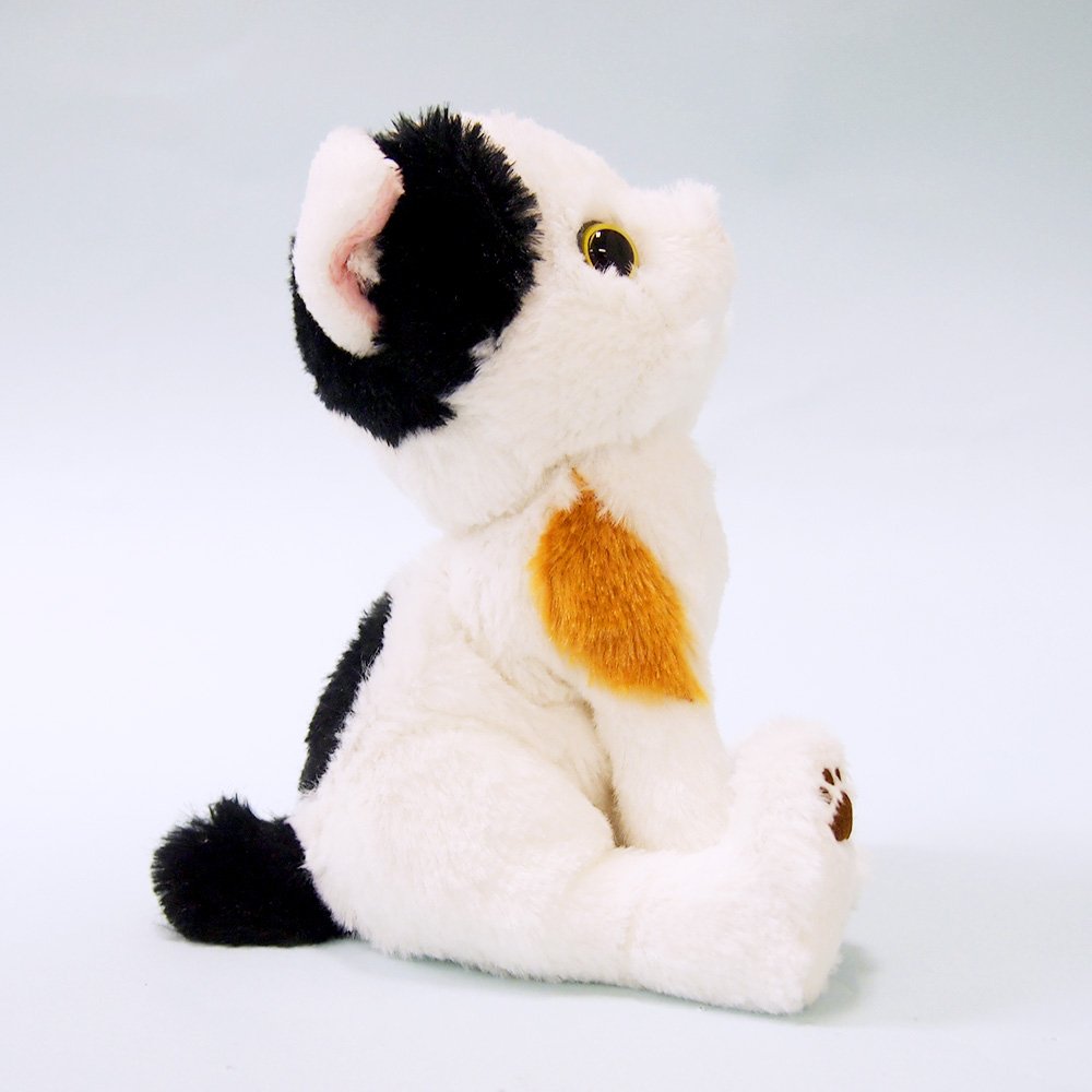 Amazon.co.jp: サンレモン キトン ミケ 16.8×14.1×7.2cm ぬいぐるみ