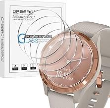 NEWZEROL Glass Screen Protector Compatible with Garmin Vivomove 3S, 2.5D ARC Edges 9H, Anti-Scratch Screen Protector, Bubble Free, Clear