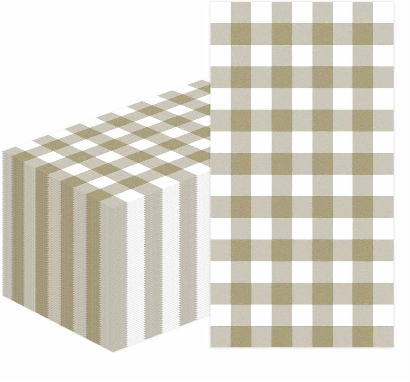 HEIPINIUYE 50 Pieces 3-ply Brown...