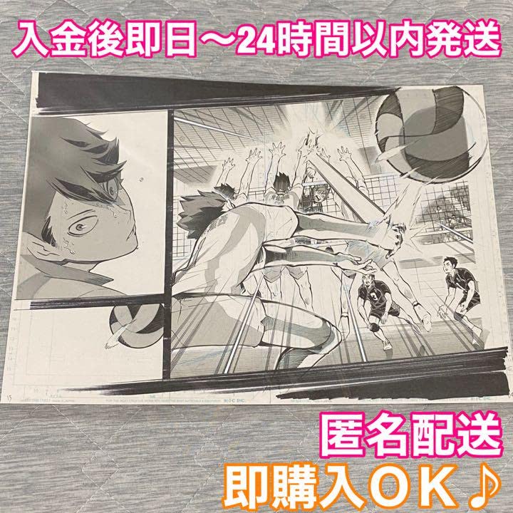 Amazon.co.jp: ハ イ キュ ー展 複製原稿 及川徹 青葉城西 日向翔陽 
