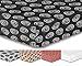 Produktbild DecoKing Premium 94730 90x200 cm Spannbettlaken Steg 30 cm weiß schwarz Spannbetttuch Microfaser Bettwäschegarnituren Black White Hypnosis Collection Fossil 2