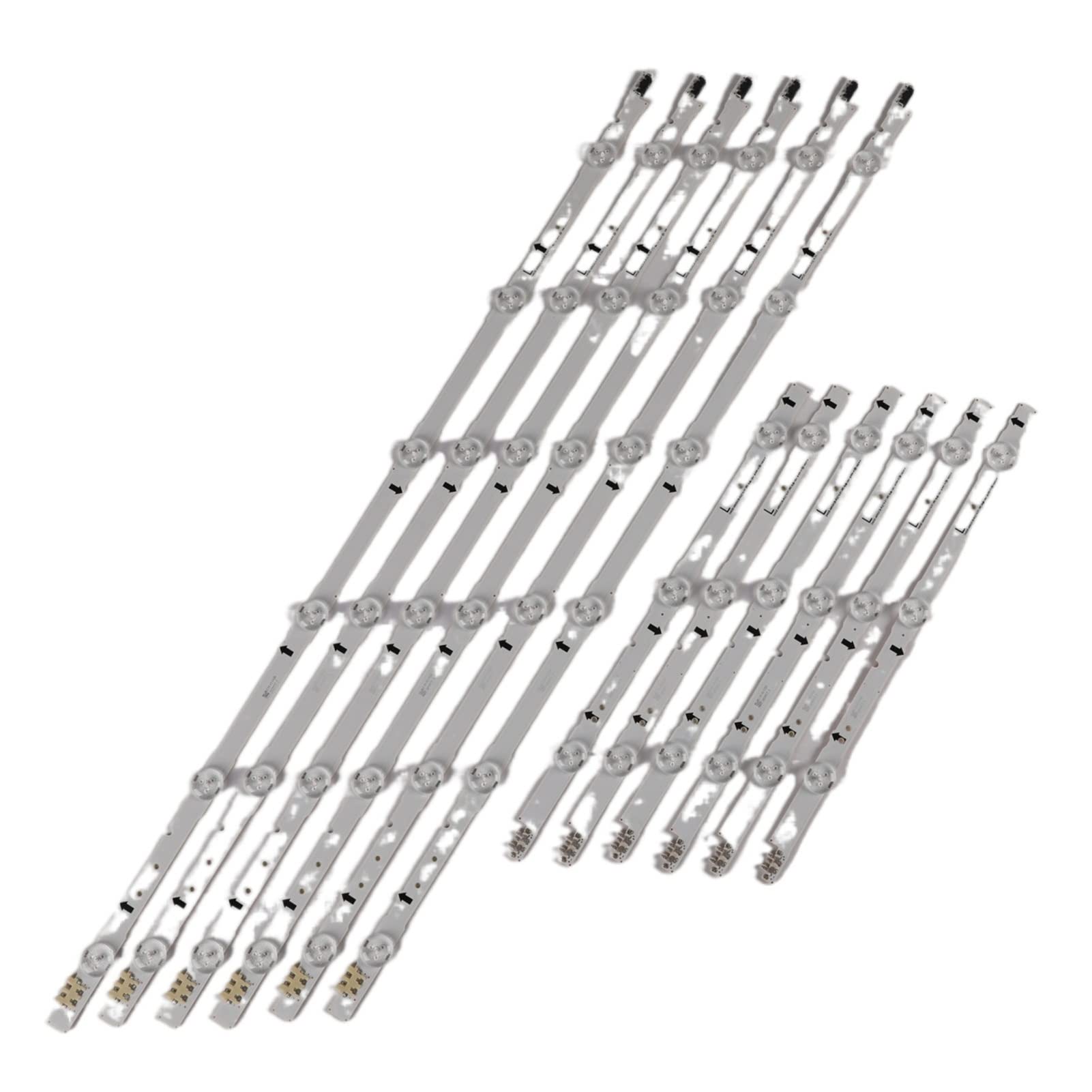 Thomas-schoene Kit 12 PCs LED Hintergrundbeleuchtungsstreifen D4GE-480DCA-R2 D4GE-480DCB-R2 4 8 Zoll TV UE48H6470 2014SVS48F 3228 R03 L06 Passt for Samsu Fit for ng(Set Meal)