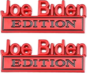Amazon.com: 2 Pcs Joe Biden Edition Emblem Car Side Rear Front Hood ...