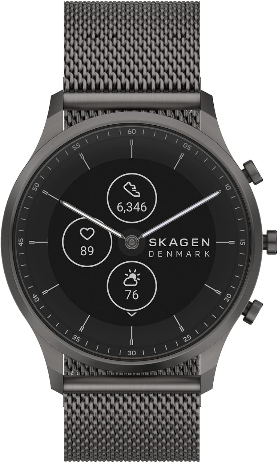 Miniatura 2 de Skagen Jorn - Reloj inteligente híbrido de 1654in Gen 6 con Alexa integrado frecuencia cardíaca oxígeno en sangre y notificaciones de smartphone