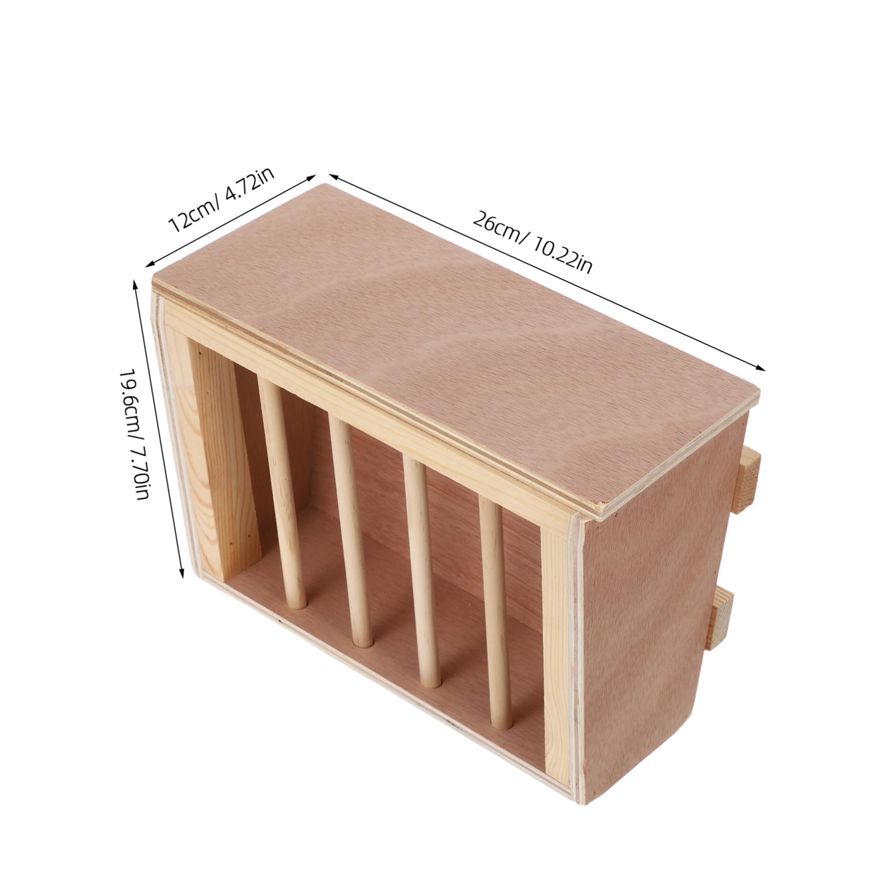 Hohopeti Kaninchenheubox für Käfige Effiziente Heuraufe zur Sauberen Heulagerung und Futterstation für Kleine Haustiere Wie Meerschweinchen und Kaninchen