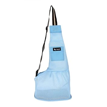 STORE99 L, Blue : Pet Dog Cat Front Backpack Travel Single Shoulder Carrier Bag With Pocket