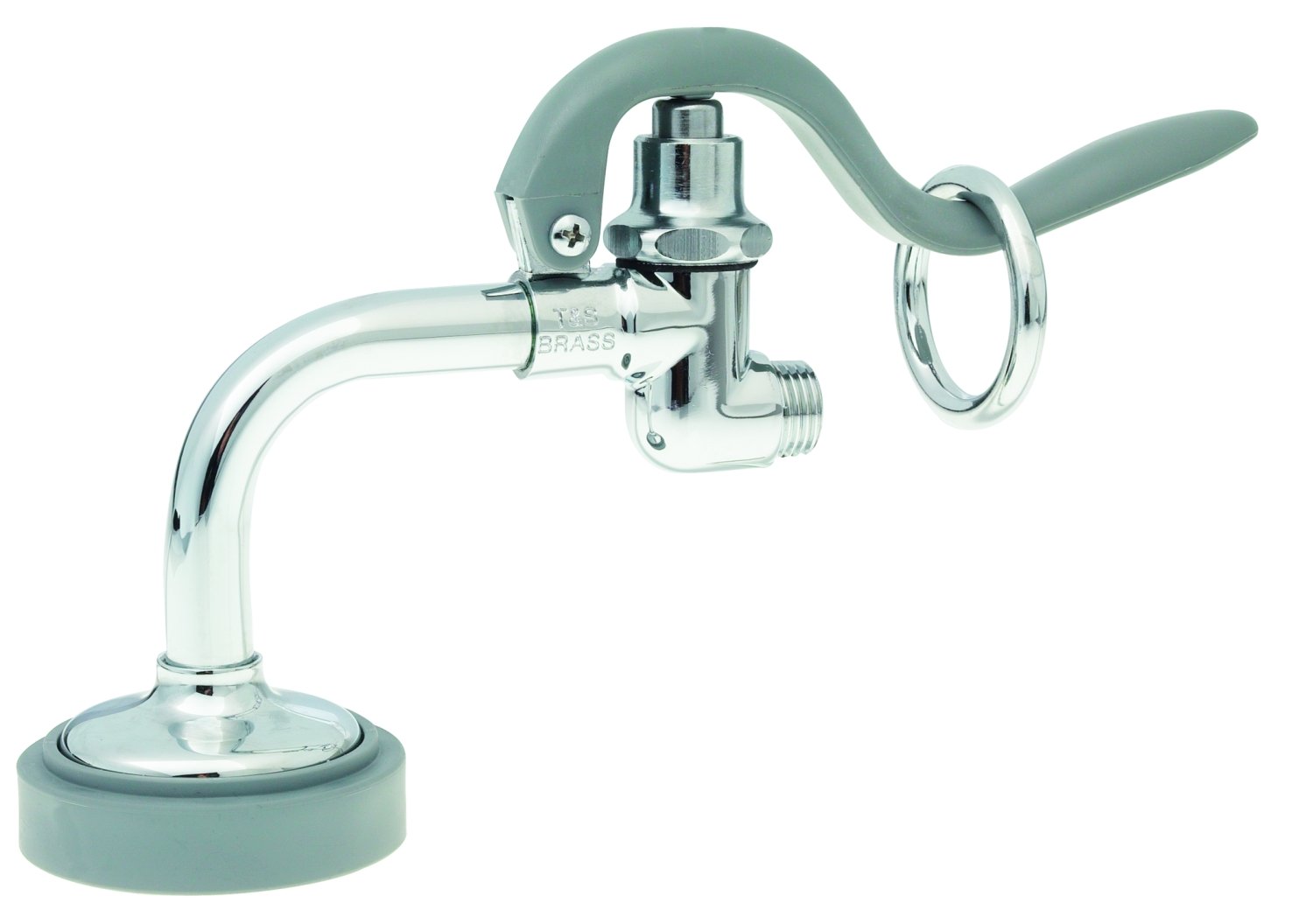 Spray Valve with Spray Face at 90-Degree Angle by T&S Brass – not_applicable, 1.0 load, Brass, White, Model B-0107-090