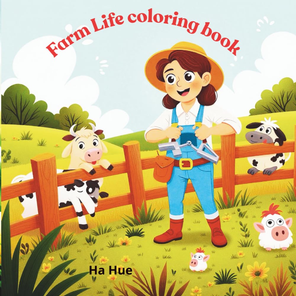 Farm Life coloring book