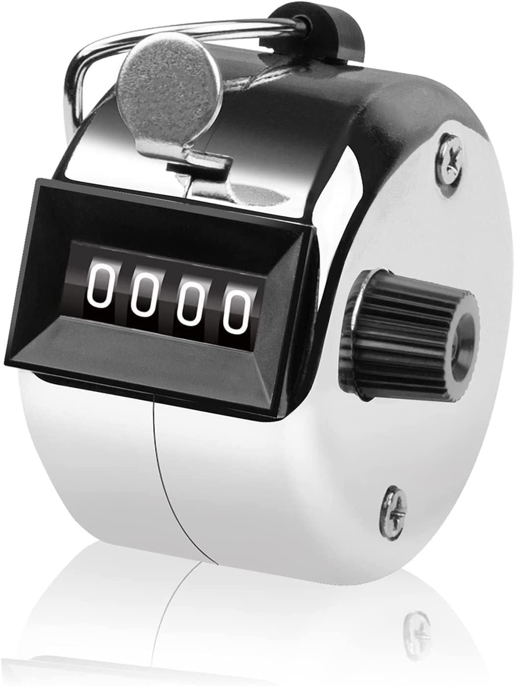 4-Digit Metal Handheld Tally Counter Manual Mechanical Clicker-image-30