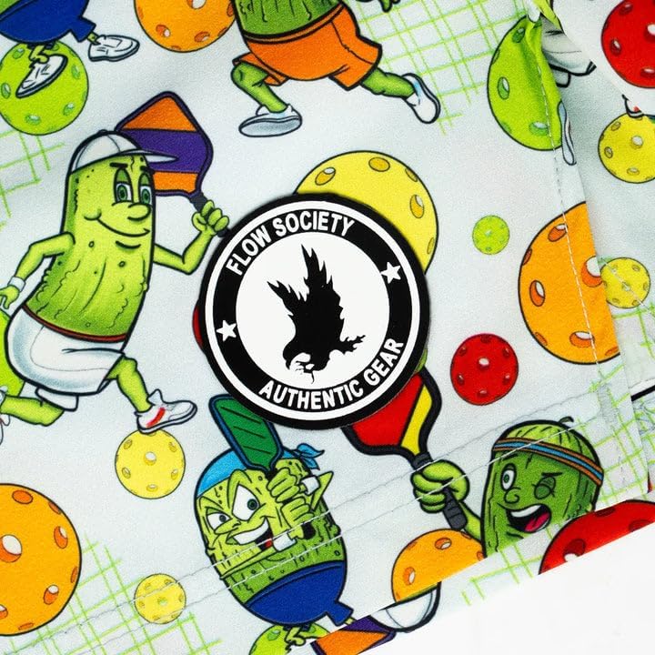 Flow Society Boys Pickleball Flow Short White - Image 4
