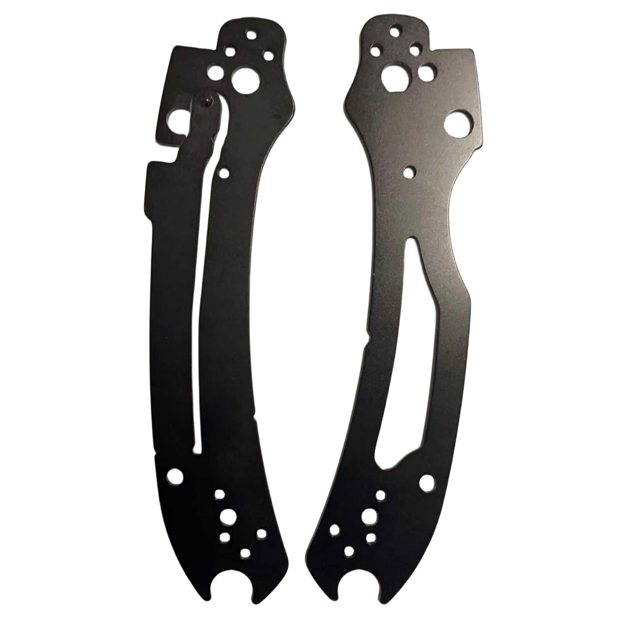 AGSBDCYU 1 Pair Custom CNC Stainless Steel Liner Replacement is Suitable for Para 3 C223(Silver)(Black)