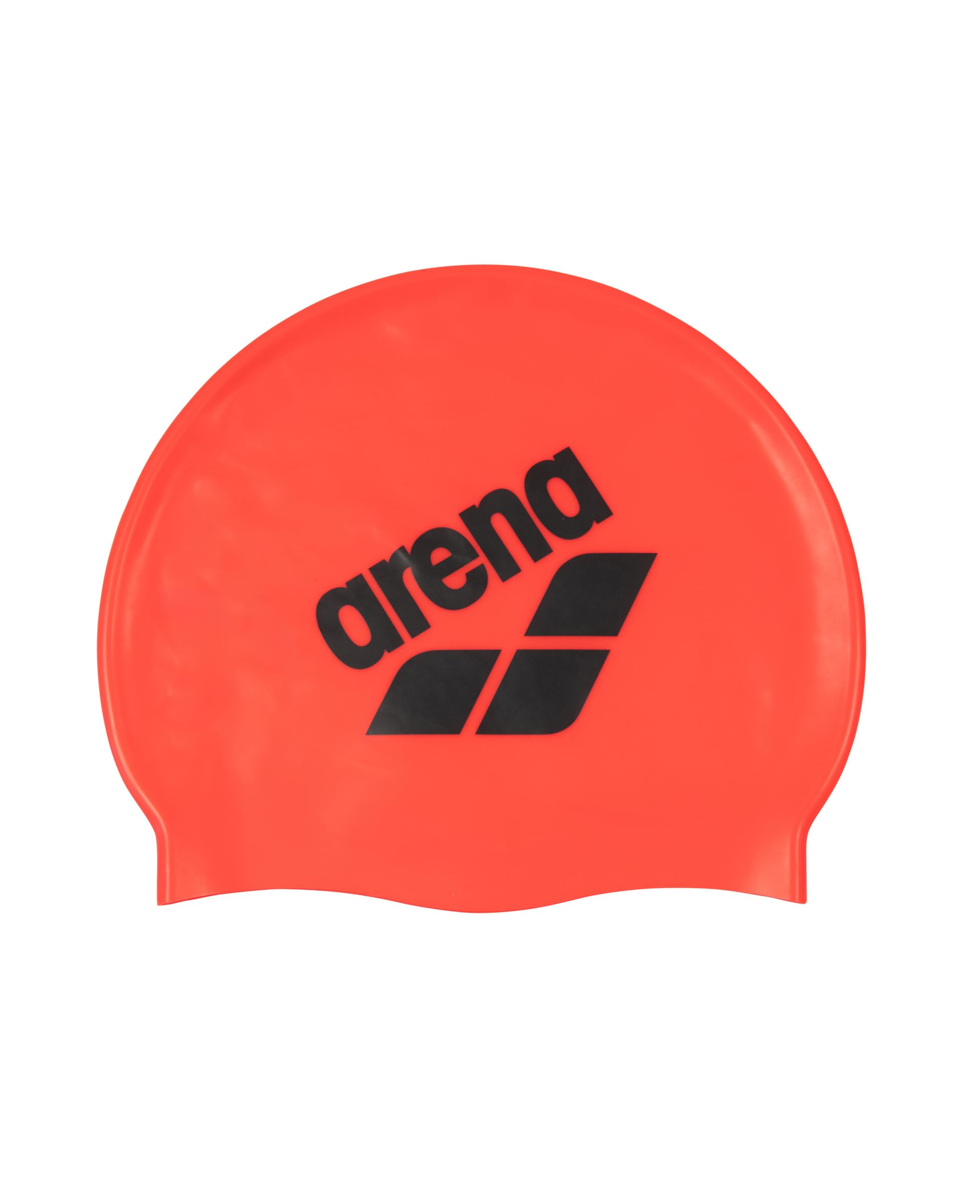 Arena Unisex Big Logo Silicone Swim Cap Women and Men Fitness Swimmers Intensive Training Durable Soft Elastic Bathing Cap