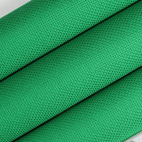 Image of KCS 3 pc of 15 inch x 18 inch Counted Cross Stitch Cotton Aida Cloth Needlework Fabric,14CT,Green