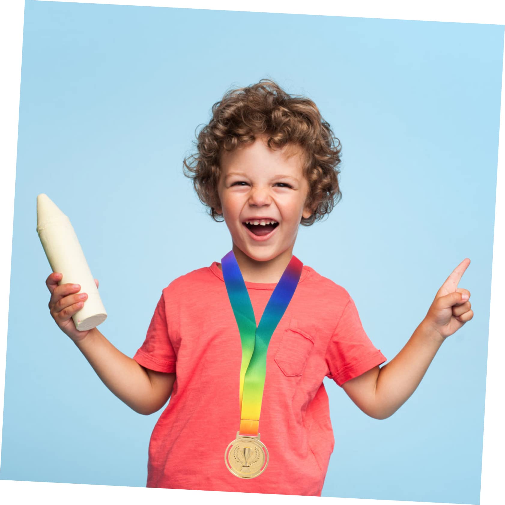 ibasenice 12 Stck Teiliges Medaillen Gold Silber Bronze mit Trageriemen Leichte Sportmedaillen für Wettbewerbe Schulveranstaltungen und Auszeichnungen Einsetzbar Bequemer Sitz