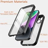 JETech Case for iPhone 14, 360° Protection, Black - 3