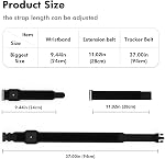 VR Tracker Belt for HTC Vive - Adjustable Waist Strap with 4 Wrist Straps and 2 Extension Belts for Full-Body Tracking in Virtual Reality