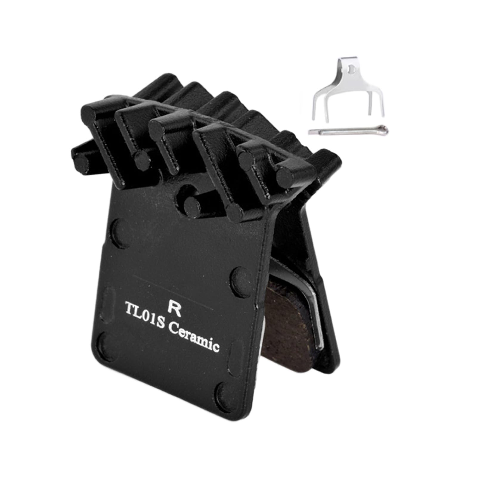Tsophreniq Durability Backplate Cycling Brake Pad with Heat Dissipation Aluminum Brake Pad Ensuring Quiet Operations Ceramics Bicycles