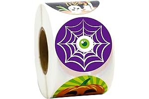 500 Halloween Spider Stickers: Spooky Decoration Fun!