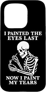 Miniature Figure Painting Funny Figure Eyes Painting Case for iPhone 15 Pro