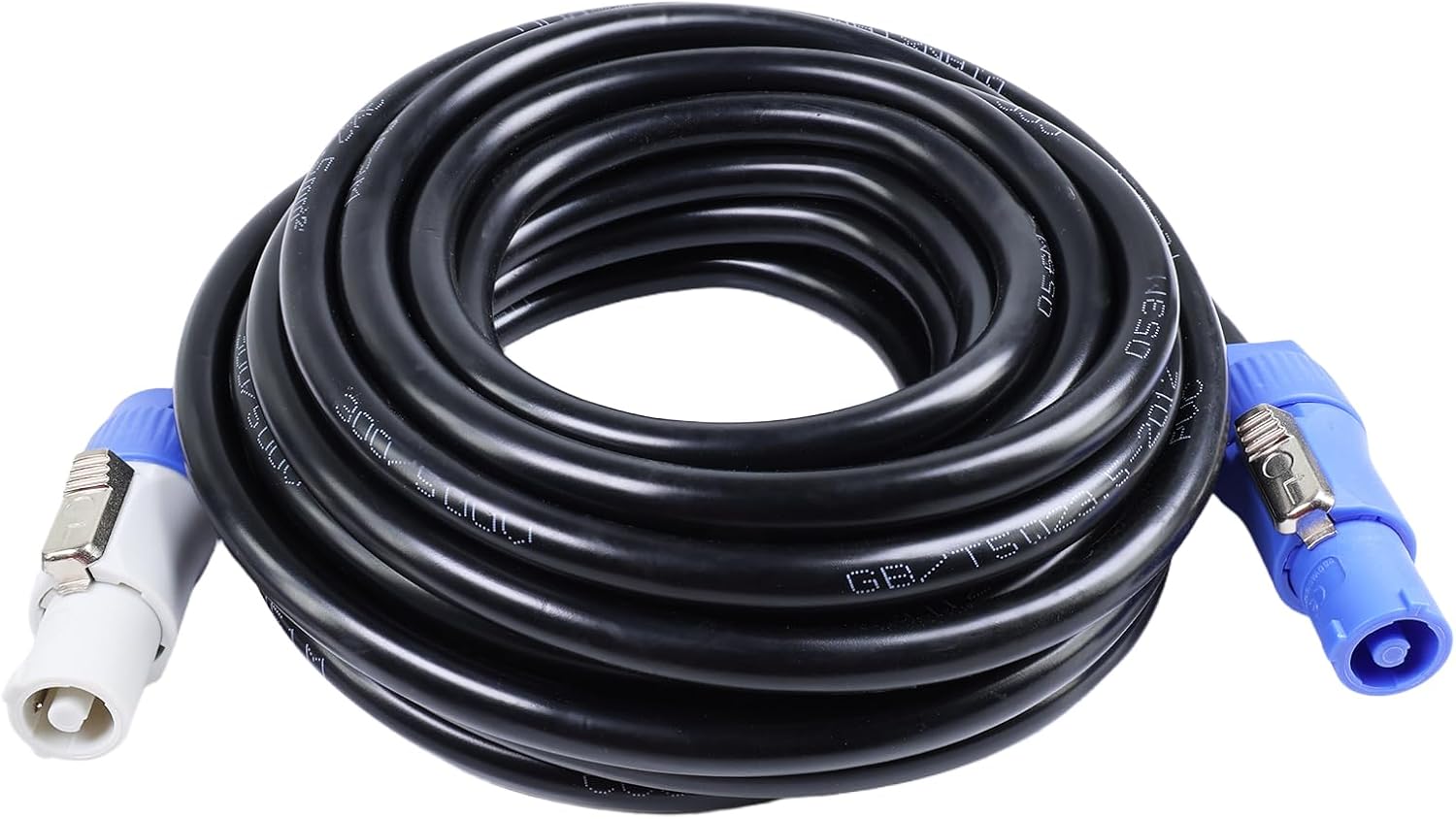 25 Feet Pack of 1 PowerCON Cable - 25FT PowerCON Input to Output 3 Pin Extension Cables - for Stage Lighting Fixture, LED Screens, Beam Light, Audio & Video Equipments (25 Feet)