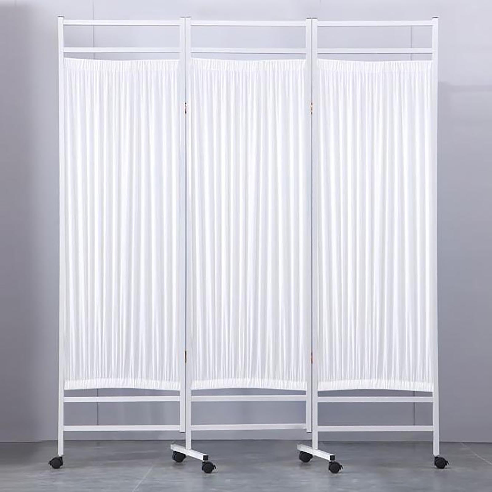 Paravent médical roulettes séparateur pliable à 3 ou 5 panneaux