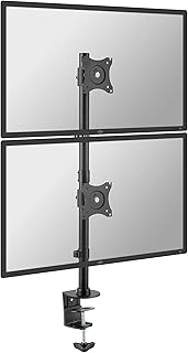RICOO Soporte Monitor Mesa Brazo Colgante Giratorio Inclinable Pantalla PC 13-27″ (33-69cm) TS8511 Stand para monitores Vertical VESA 100×100