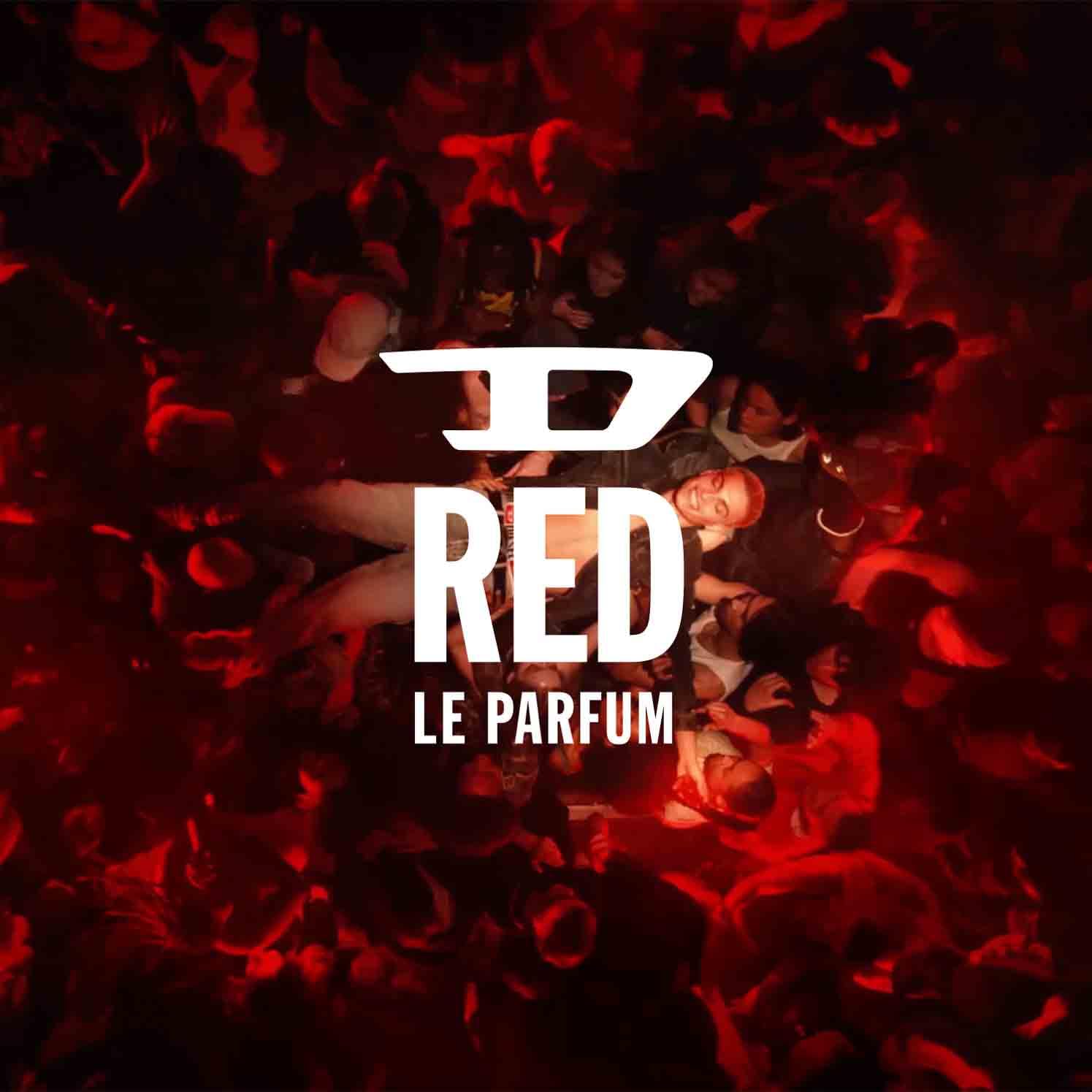 Diesel D Red Le Parfum Uomo, Profumo Uomo Intenso e Speziato, Fragranza Fruttata e Cuoiata, Note di Pompelmo Rosso, Zafferano e Cuoio, A Lunga Durata, Profumo di Lusso per Uomo