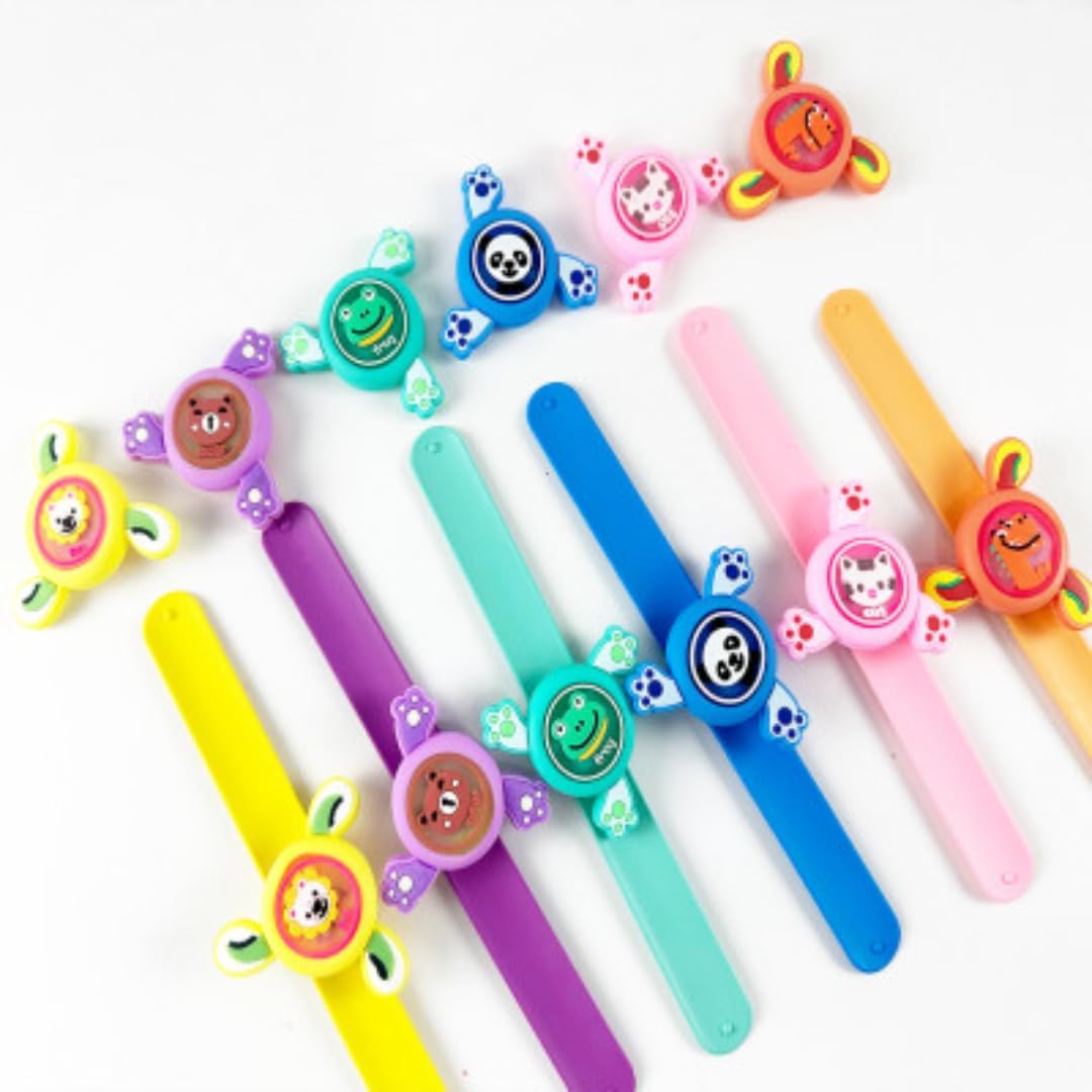 Forever Kidzz Spinner fidget Wrist Band for Kids with LED Light Up Silicone Strap - Cartoon Bracelet Wristband Birthday Return Gift for Boys & Girls pack of 2 (B0DB9PGSTV) Amazon Price History, Amazon Price Tracker
