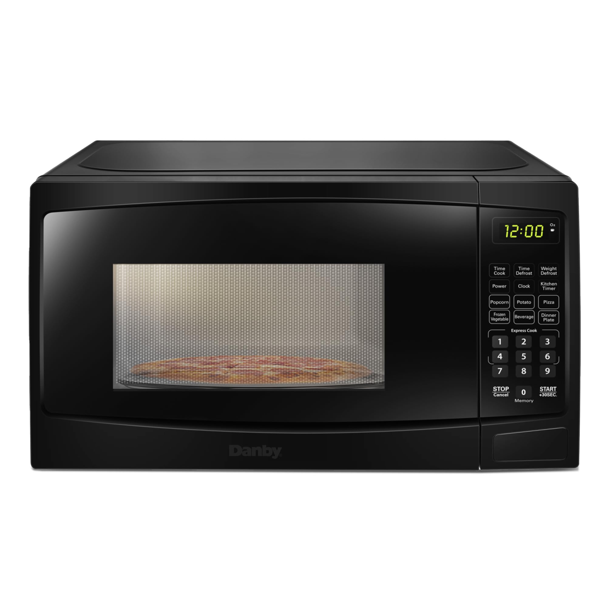 Danby DBMW0720BBB 700 Watts 0 7 Cu Ft Countertop Microwave with Push Button Door 10 Power Levels 6