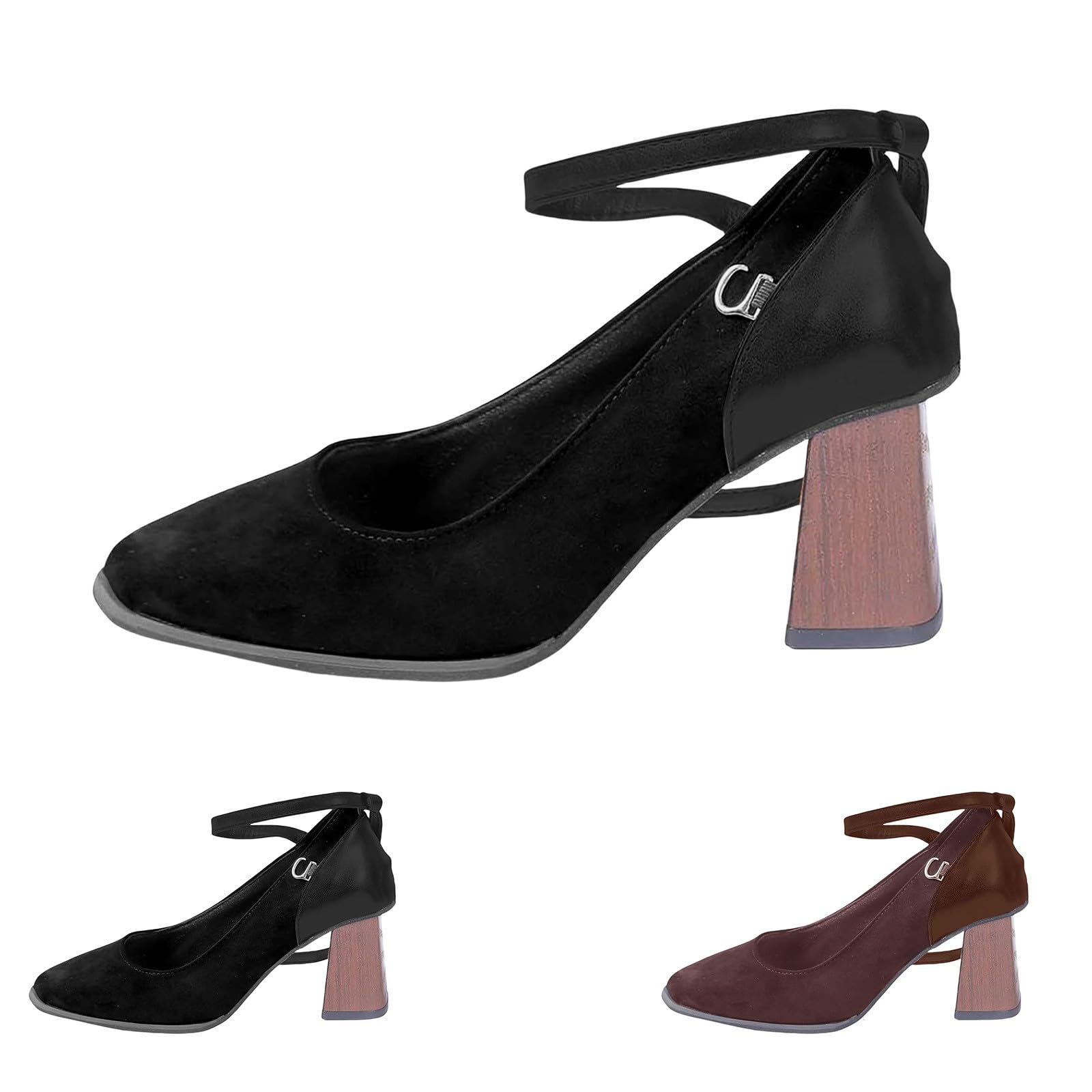 Mary Jane - Scarpe estive da donna, eleganti, con tacco alto | Scarpe con tacco, comode scarpe alte in pizzo, scarpe da sposa con piedi larghi, sandali con tacco, scarpe da sposa per feste