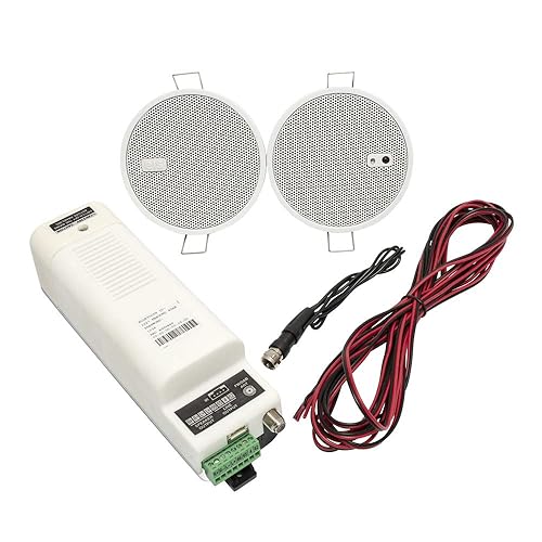 KBSound EISsound 50804 Star Space - Amplificador Bluetooth, dos altavoces de 0.5 pulgadas, color blanco