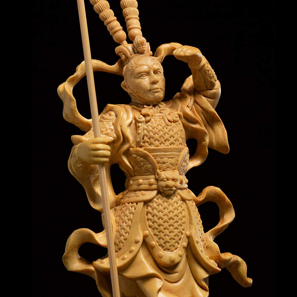 Amazon.co.jp: 孫悟空の置物・木製彫刻 神像 美術品「西遊記 孫悟空