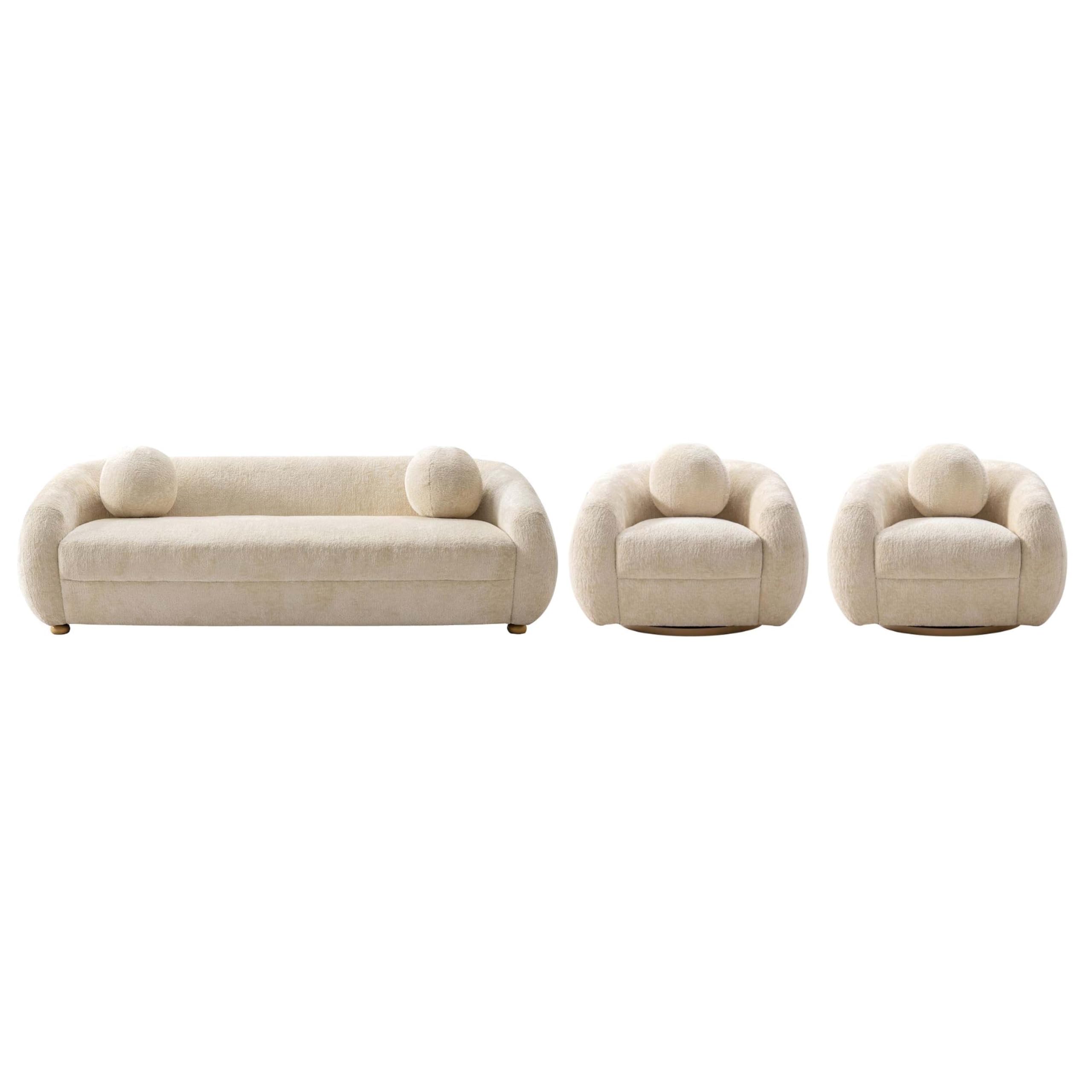 Amazon.com: Manhattan Comfort Tribeca 3-Piece Living Room Set, 86