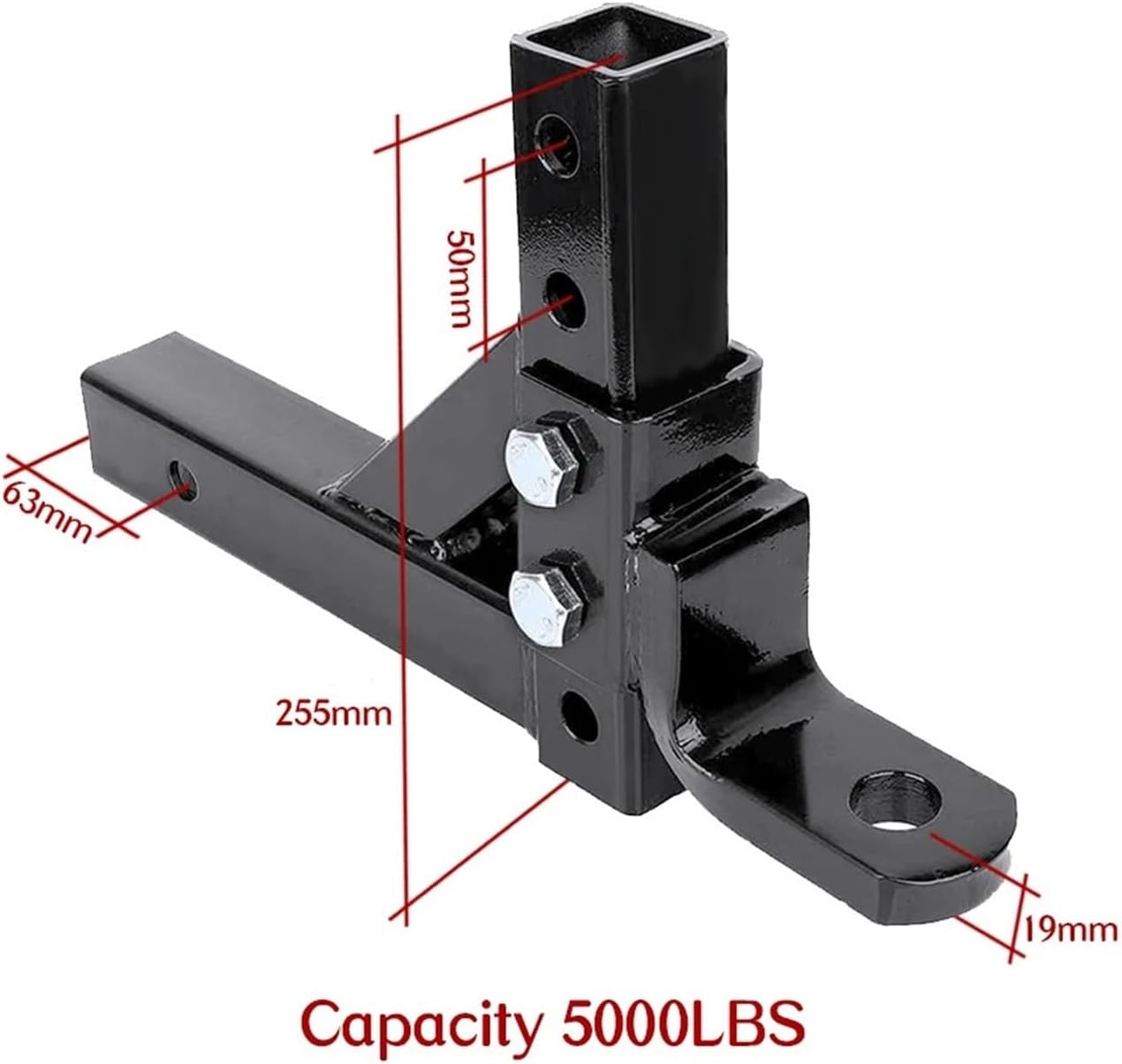 ボールマウント 50パイ トレーラー用ヒッチボール 2インチ 5000ポンド