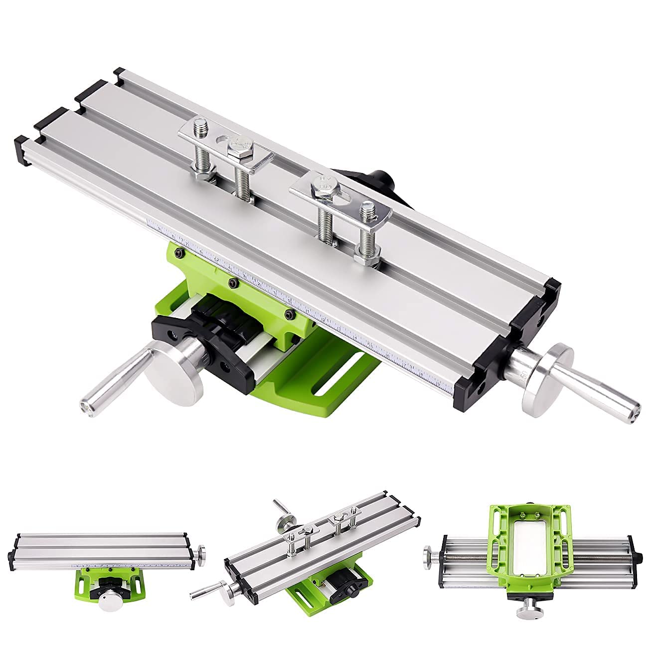 MYSWEETY Compound Slide Table, Multifunction Worktable Milling Working