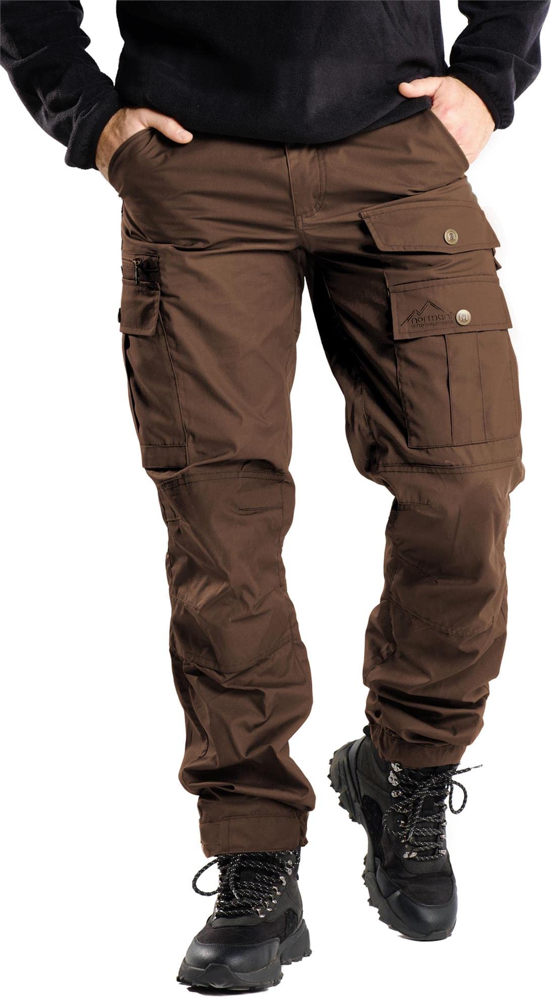 normani Herren Outdoorhose Trekkinghose Pants Funktionshose mit Wachsbeschichtung für Outdoor-Aktivitäten