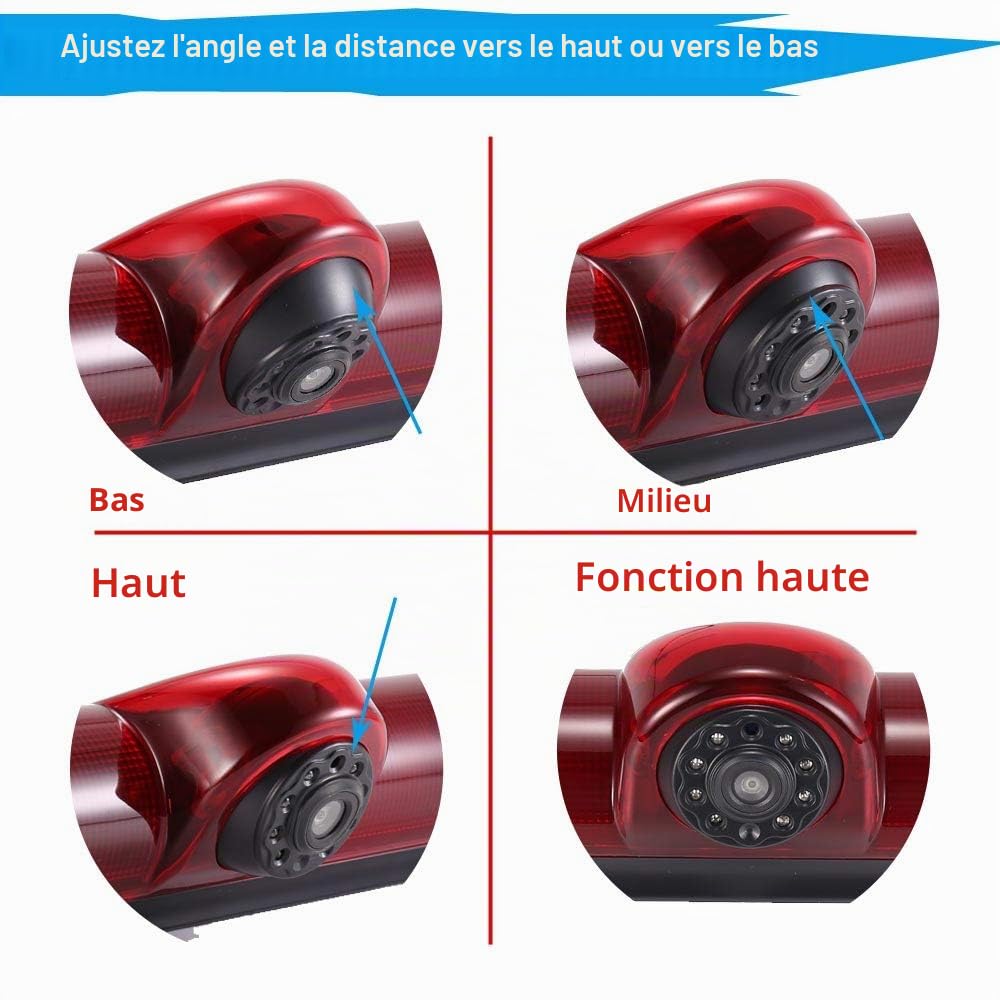 Vue Arrière de Voiture Caméra Lampe de Frein Lumière de Frein Caméra de recul pour Opel Vauxhall Movano AB 2010/Renault Master AB 2010/ Nissan NV400 AB2010