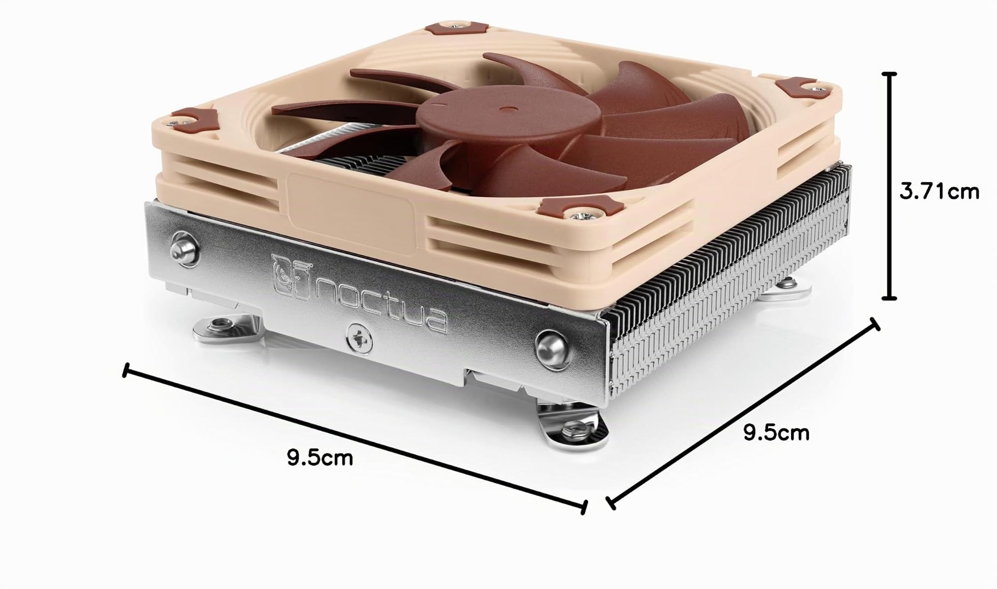 Noctua NH-L9i-17xx, Premium Low-Profile CPU-Kühler für Intel LGA1700/LGA1851 (Braun)