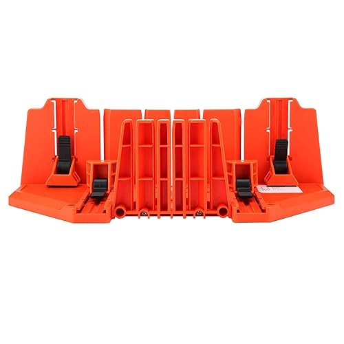 Miniatura 2 de Caja de inglete, caja de sierra de inglete de sujeción para carpintería, caja de sierra de mano de plástico con ángulos de 22,5  45  90  0  para un