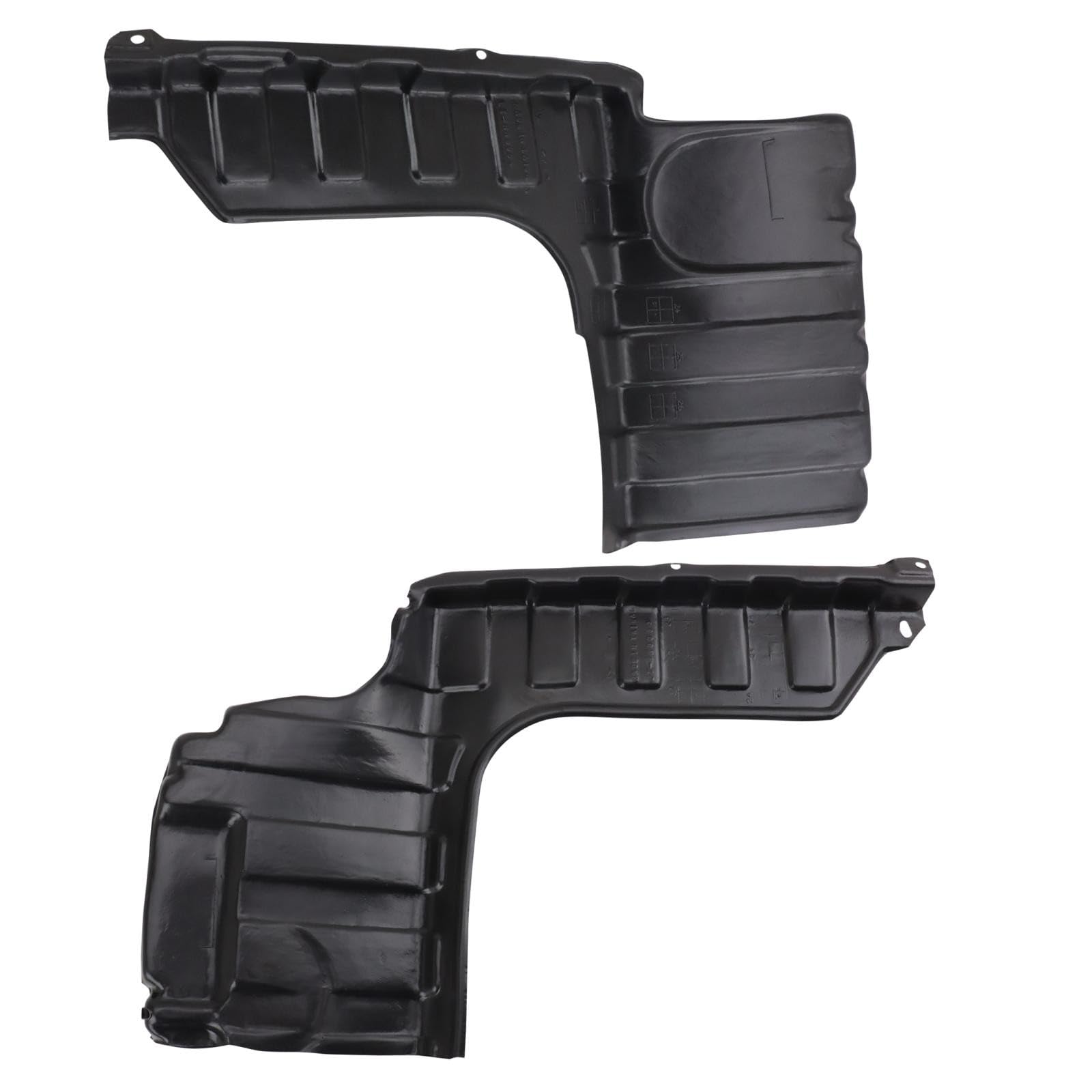 TRQ Engine Splash Shield Driver &amp; Passenger Side Compatible with 2012-2017 Hyundai Accent HY1228163 HY1228164