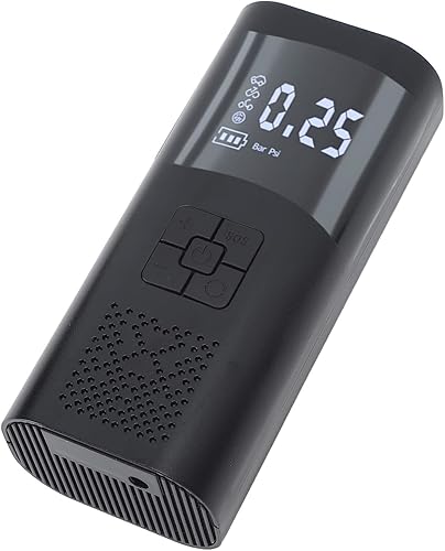 Miniatura 3 de Bomba de compresor de aire portátil DC 11.1V - Inflador digital preciso de neumáticos con 3 modos de luz LED para automóviles, bicicletas,