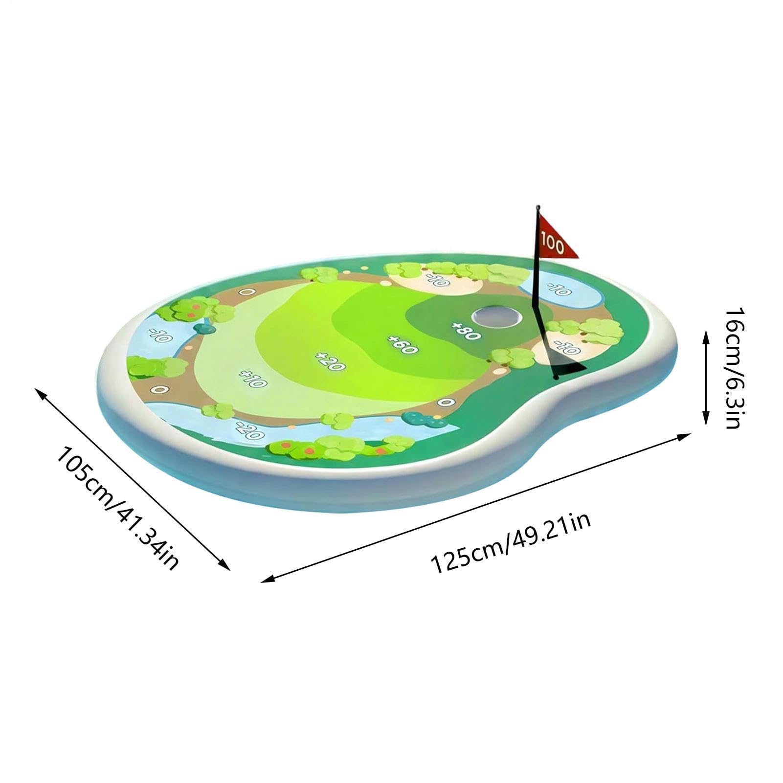 Jeux de Piscine | de Golf Flottante en PVC Réglable,Jeux de Golf dans la Piscine,pour, garçons, Filles, Maison, extérieur, lac, rivière, Plage,