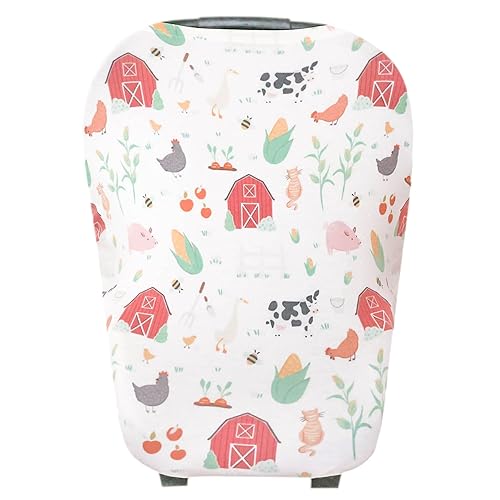 Miniatura 9 de Funda para asiento de coche para bebé, toldo y funda de lactancia multiusos elástica 5 en 1, regalo "Ryder" por Copper Pearl