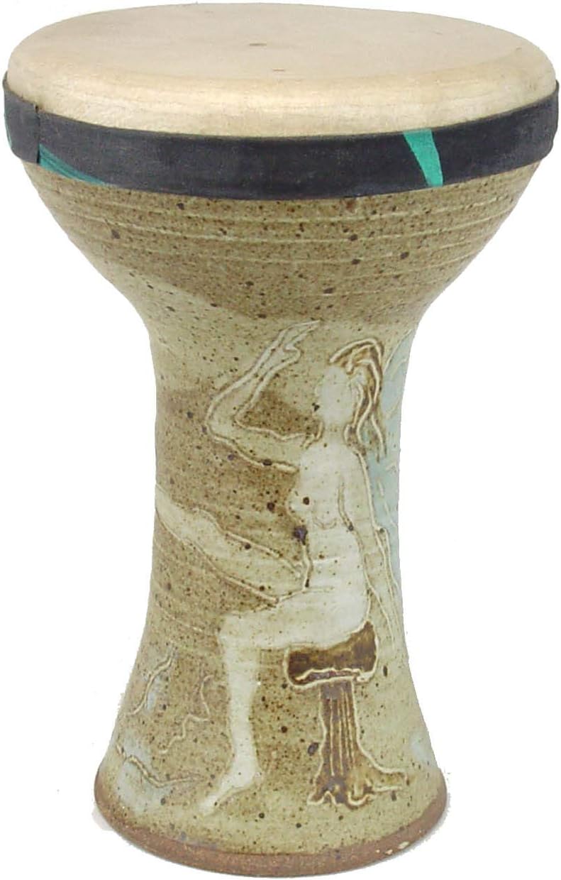Fairy Stoneware Doumbek Natural Goat Skin