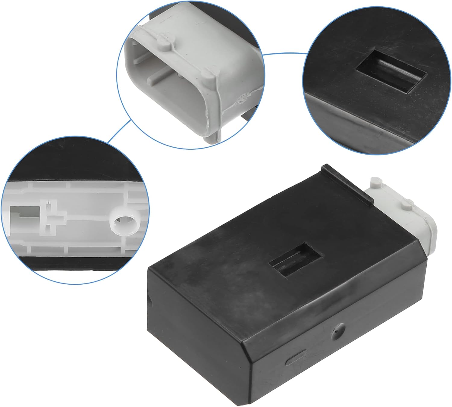 ACROPIX Front Left Rear Left Door Lock Latch Actuator Replacement Fit for BMW 525i - Pack of 1 Black White Gray