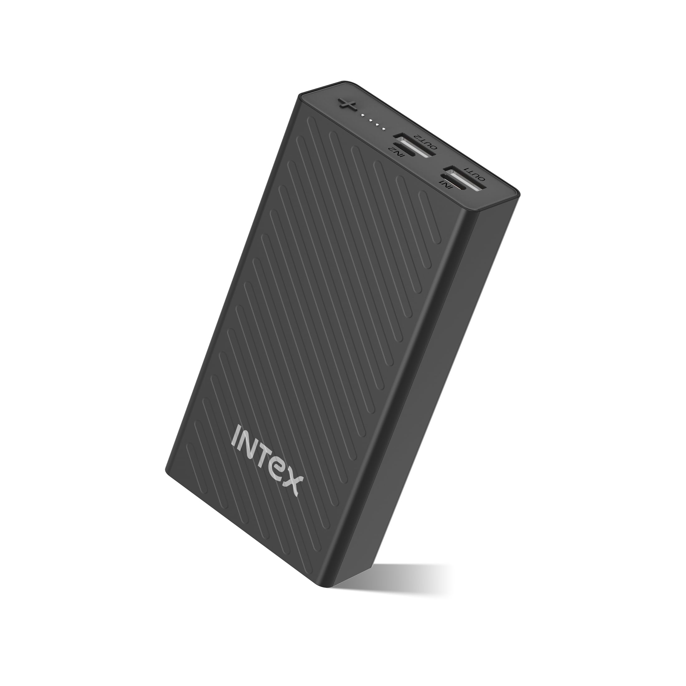 Intex Core 20K Poly 20000mAh Power Bank with 12W | Dual USB Output, Type-C & Micro Input, LED Indicator, Multi-Layer Protection, Portable Charger for Smartphones & Tablets (Black)-image-40