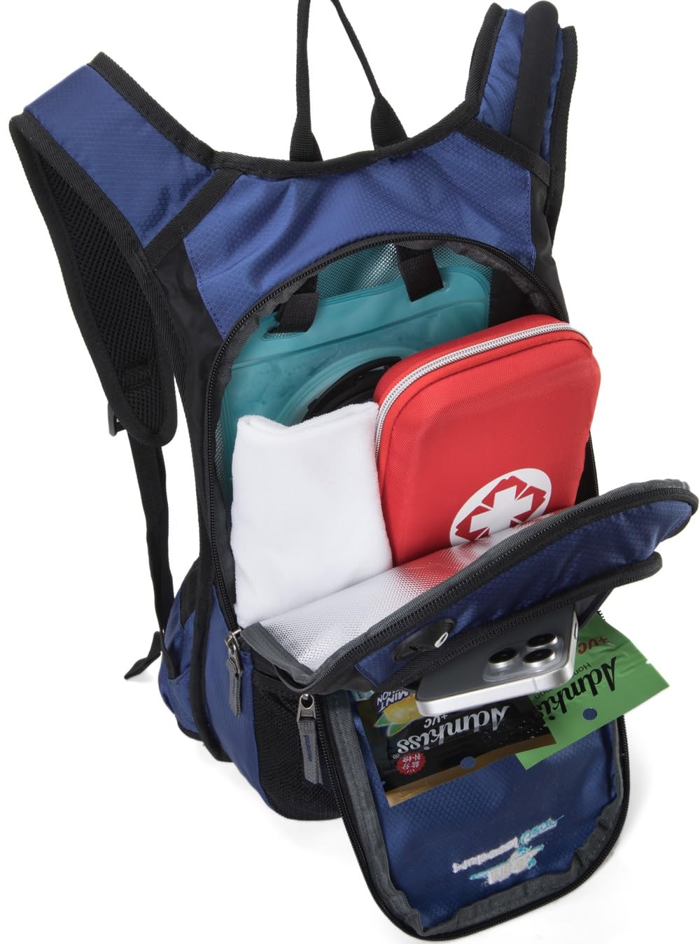 Insulated Hydration Backpack Pack with 2L BPA Free Bladder - Keeps Liquid Cool up to 5 Hours for Running, Hiking, Cycling, Camping