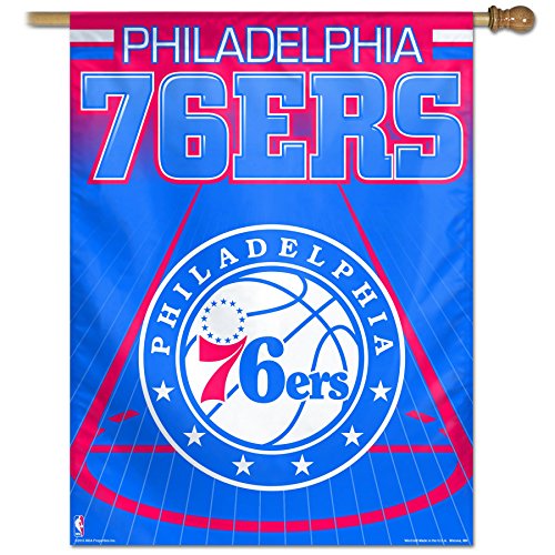 NBA Philadelphia 76ers Vertical Flag, 27 x 37-Inch